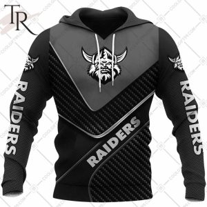Personalized NRL Canberra Raiders Carbon Hoodie