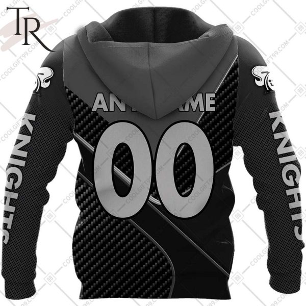 Personalized NRL Newcastle Knights Carbon Hoodie