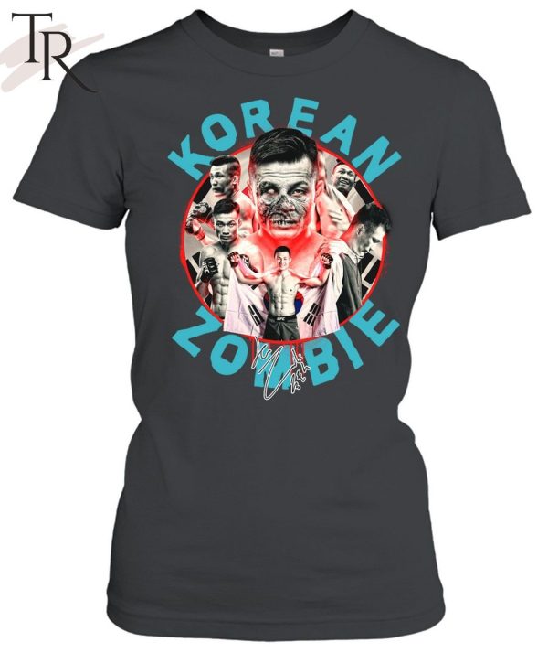 Limited Edition 2023 Korean Zombie Signature Unisex T-Shirt