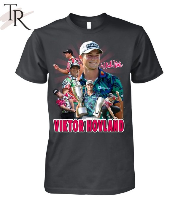 Limited Edition 2023 Viktor Hovland Signature Unisex T-Shirt