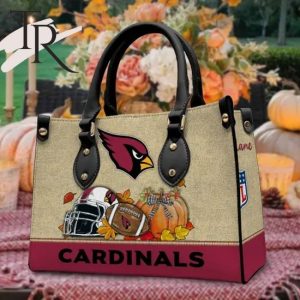 Arizona Cardinals Autumn Women Leather Hand Bag