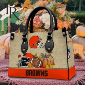 Cleveland Browns Autumn Women Leather Hand Bag