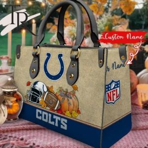 Indianapolis Colts Autumn Women Leather Hand Bag