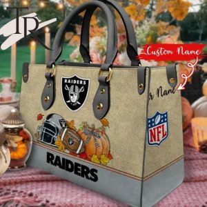 Las Vegas Raiders Autumn Women Leather Hand Bag
