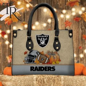 Las Vegas Raiders Autumn Women Leather Hand Bag