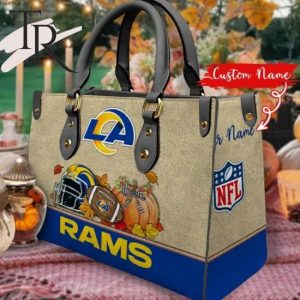 Los Angeles Rams Autumn Women Leather Hand Bag
