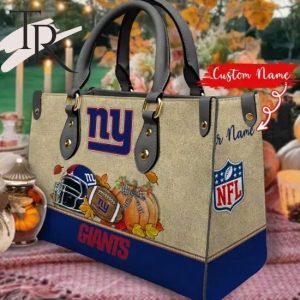 New York Giants Autumn Women Leather Hand Bag