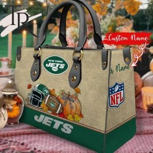New York Jets Autumn Women Leather Hand Bag