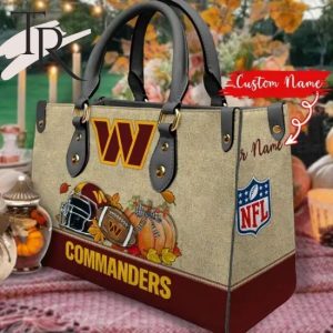 Washington Commanders Autumn Women Leather Hand Bag