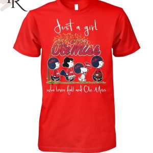 Just A Girl Who Love Ball And Ole Miss Unisex T-Shirt