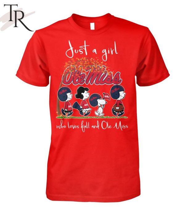 Just A Girl Who Love Ball And Ole Miss Unisex T-Shirt