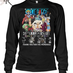 One Piece 26th Anniversary 1997 – 2023 Thank You For The Memories Unisex T-Shirt