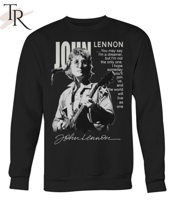 Quote by John Lennon Unisex T-Shirt