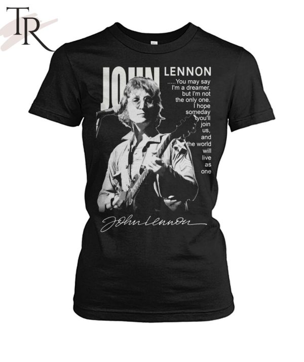 Quote by John Lennon Unisex T-Shirt