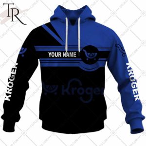 Personalized Kroger Black Blue Hoodie