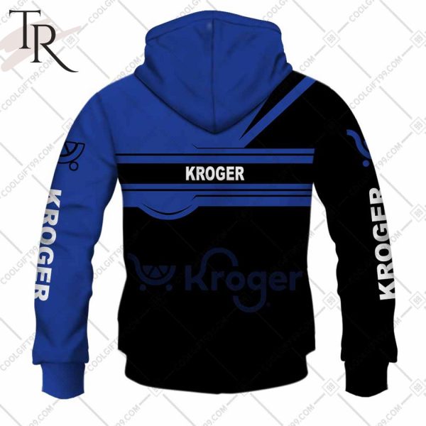 Personalized Kroger Black Blue Hoodie