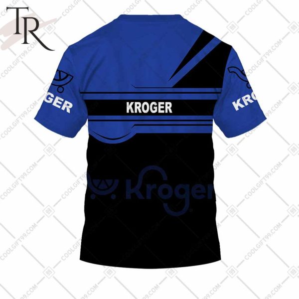 Personalized Kroger Black Blue Hoodie