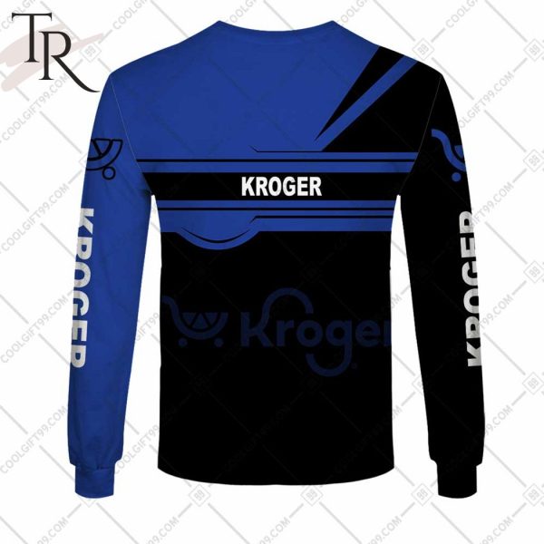 Personalized Kroger Black Blue Hoodie