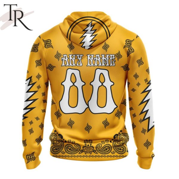 NHL Boston Bruins Special Grateful Dead Design Hoodie