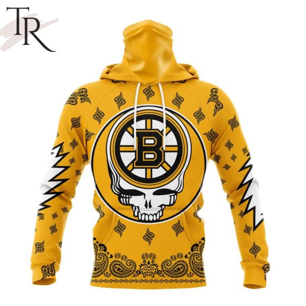 NHL Boston Bruins Special Grateful Dead Design Hoodie