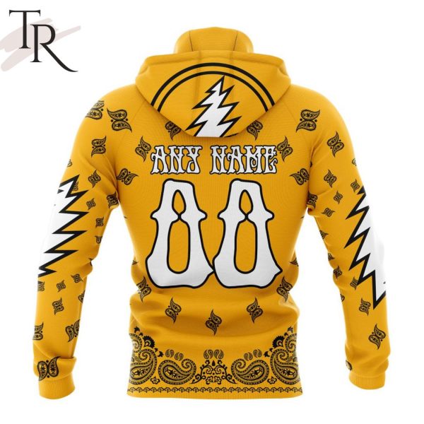 NHL Boston Bruins Special Grateful Dead Design Hoodie - Torunstyle