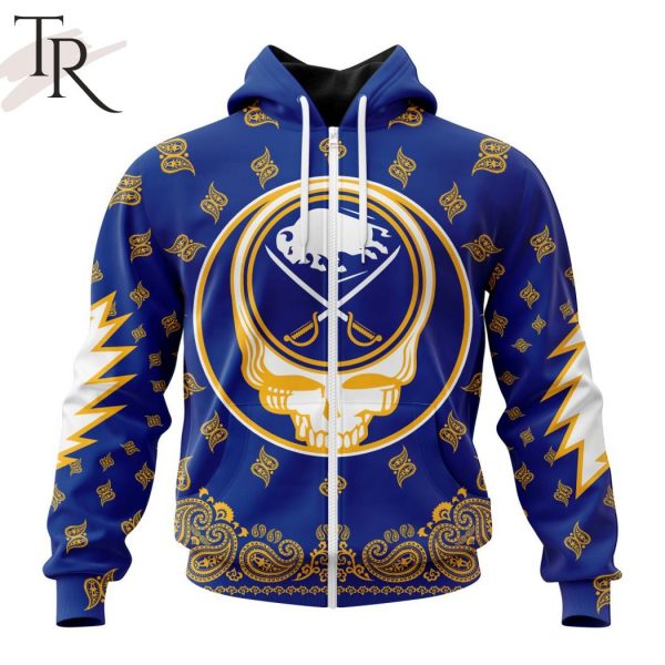 NHL Buffalo Sabres Special Grateful Dead Design Hoodie