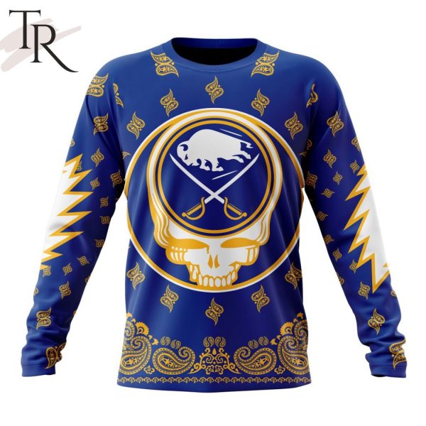 NHL Buffalo Sabres Special Grateful Dead Design Hoodie