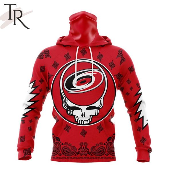 NHL Carolina Hurricanes Special Grateful Dead Design Hoodie