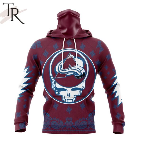 NHL Colorado Avalanche Special Grateful Dead Design Hoodie