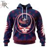 NHL Chicago Blackhawks Special Grateful Dead Design Hoodie