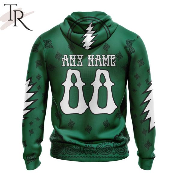 NHL Dallas Stars Special Grateful Dead Design Hoodie