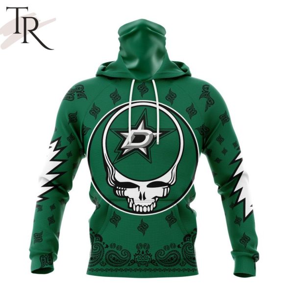 NHL Dallas Stars Special Grateful Dead Design Hoodie