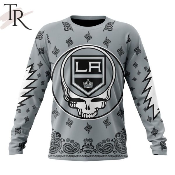 NHL Los Angeles Kings Special Grateful Dead Design Hoodie