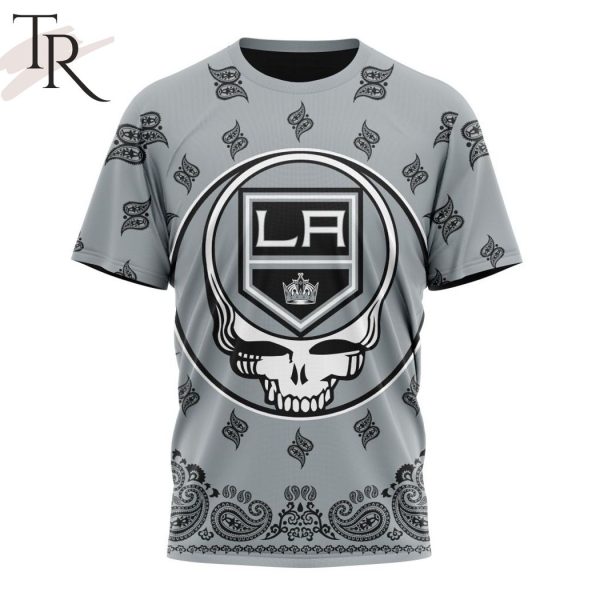 NHL Los Angeles Kings Special Grateful Dead Design Hoodie