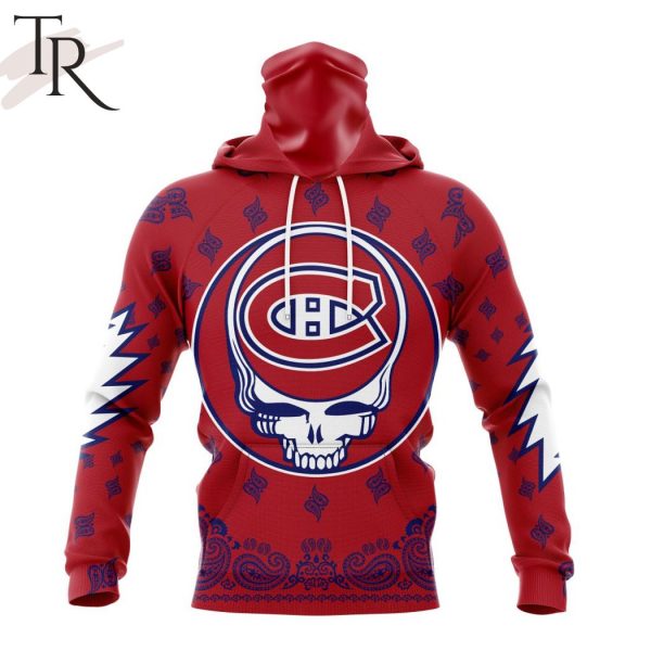 NHL Montreal Canadiens Special Grateful Dead Design Hoodie