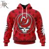 NHL New York Rangers Special Grateful Dead Design Hoodie