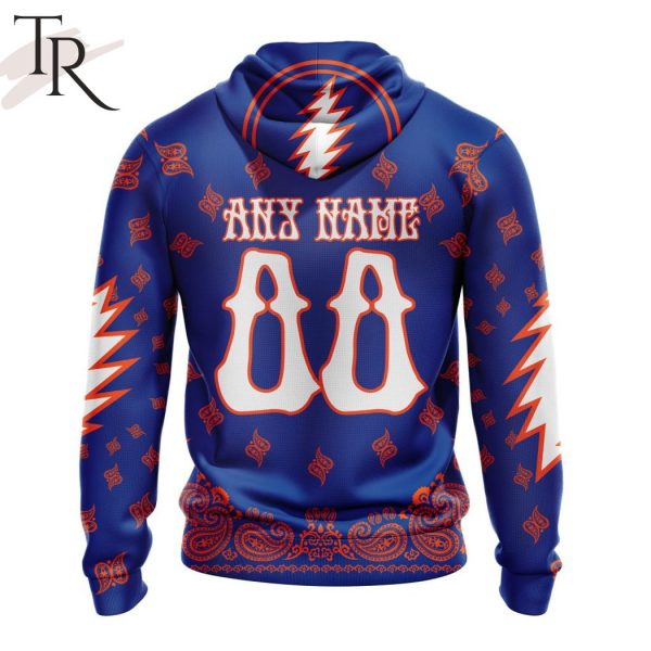 NHL New York Islanders Special Grateful Dead Design Hoodie