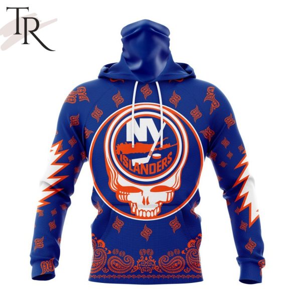 NHL New York Islanders Special Grateful Dead Design Hoodie