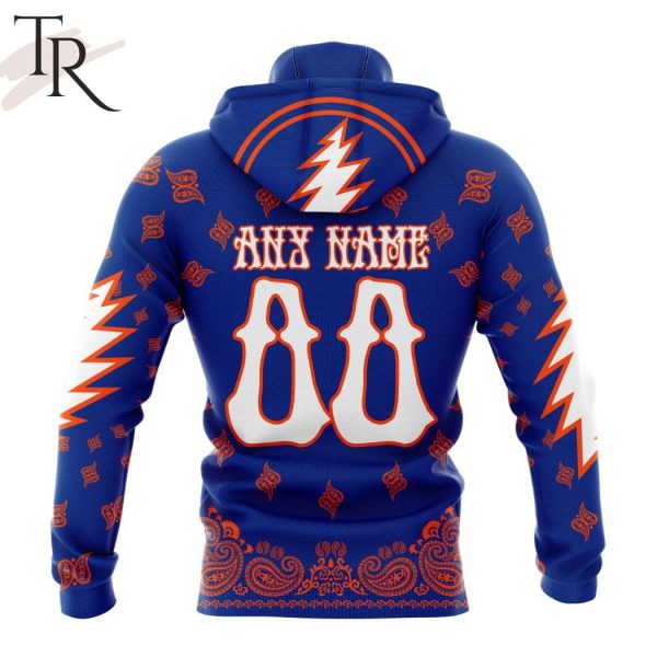 NHL New York Islanders Special Grateful Dead Design Hoodie