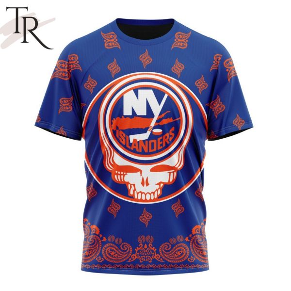 NHL New York Islanders Special Grateful Dead Design Hoodie