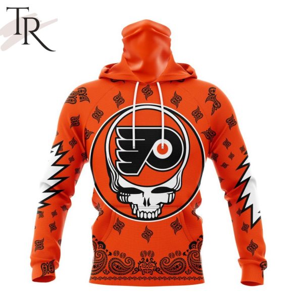 NHL Philadelphia Flyers Special Grateful Dead Design Hoodie