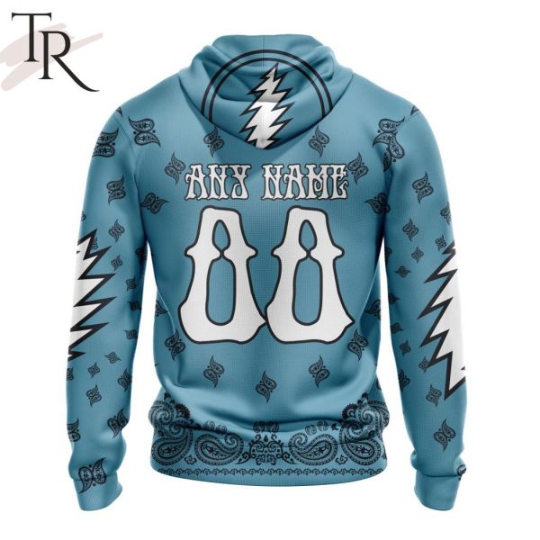 NHL Seattle Kraken Special Grateful Dead Design Hoodie