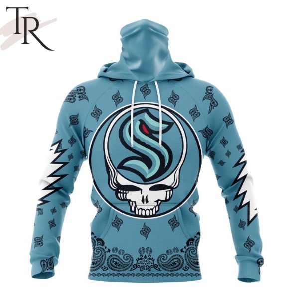 NHL Seattle Kraken Special Grateful Dead Design Hoodie