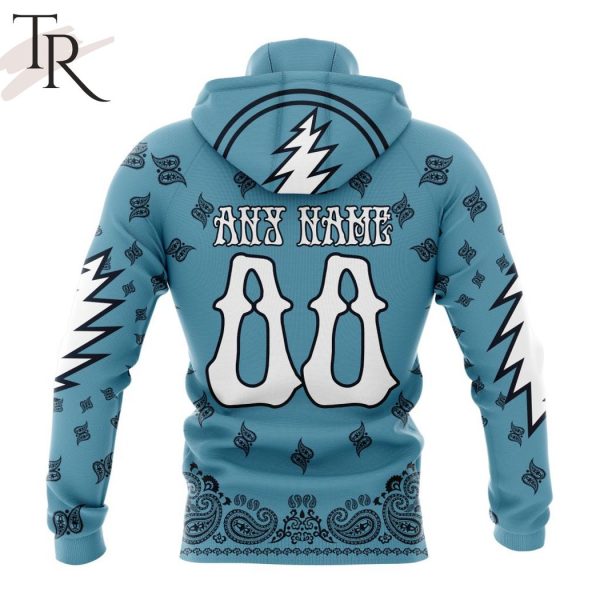 NHL Seattle Kraken Special Grateful Dead Design Hoodie