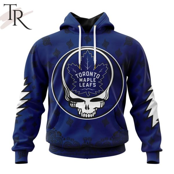 NHL Toronto Maple Leafs Special Grateful Dead Design Hoodie