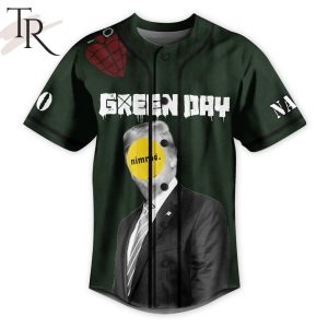 Custom Your Name And Number Green Day Nice Finish Last Baseball Jersey