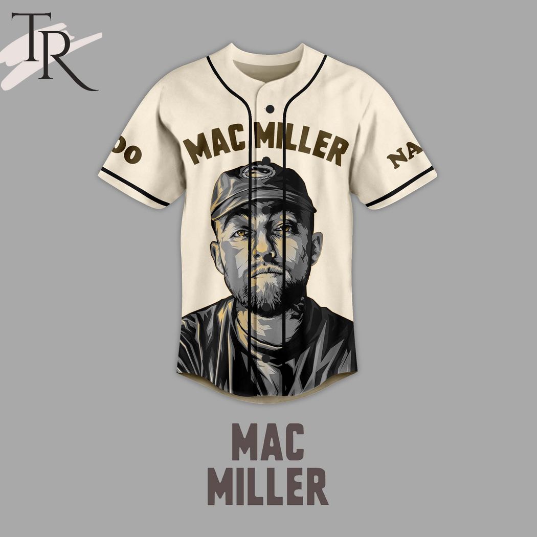 Mac Miller Custom Baseball Jersey