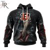 NEW] NFL Chicago Bears Special Horror Skull Art Design Hoodie