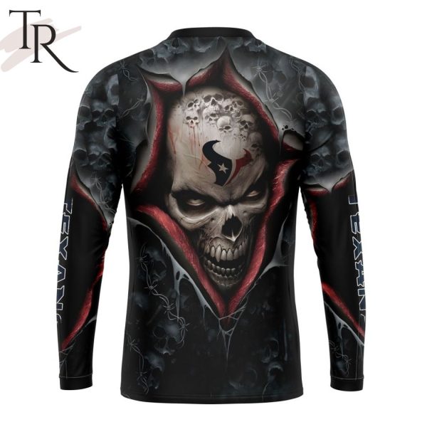 NEW] NFL Houston Texans Special Horror Skull Art Design Hoodie