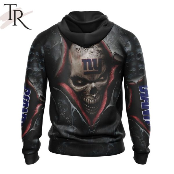 NEW] NFL New York Giants Special Horror Skull Art Design Hoodie